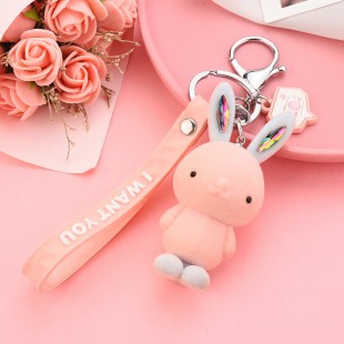 جاسوئیچی طرح خرگوش Cute rabbit design keychain code 73-16