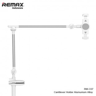 هولدر موبایل و تبلت رومیزی ریمکس Remax Aluminum alloy, silicone, cantilever holder RM-C07