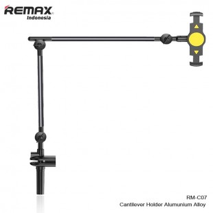 هولدر موبایل و تبلت رومیزی ریمکس Remax Aluminum alloy, silicone, cantilever holder RM-C07