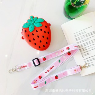 کیف دوشی فانتزی طرح توت فرنگی Strawberry coin purse