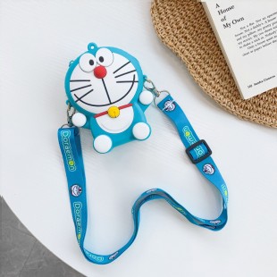 کیف دوشی فانتزی طرح گربه دائمون Cute Daraemon cat design coin purse