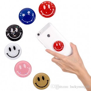 پاب سوکت اکلیلی طرح لبخند Glossy smile style pop socket