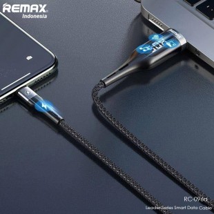 کابل شارژ تایپ سی با صفحه نمایشگر ریمکس Remax leader smart display RC-096a