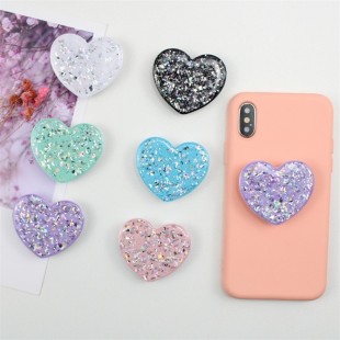 پاپ سوکت طرح قلب اکیلی Heart shape glossy pop socket