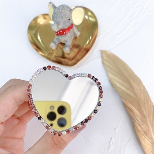 پاپ سوکت طرح قلب آیینه‌ای Diamond Love mirror pop socket