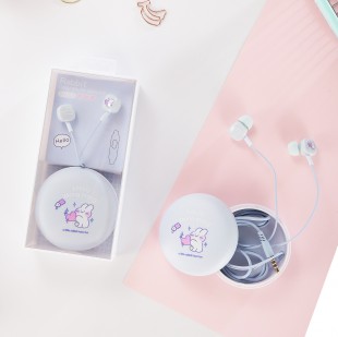 هندزفری فانتزی طرح خرگوش کارتونی Cute cartoon rabbit earphone XY-23