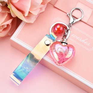 جاسوئیچی قلب کریستالی Acrylic love keychain 73-10