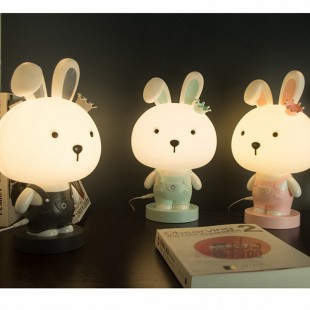 چراغ خواب سیلیکونی طرح خرگوش Crown rabbit silicone light night