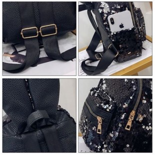 کوله پشتی خرگوشی پولکی Rabbit ear sequins bag pack