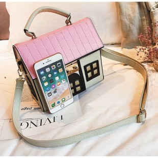 کیف فانتزی طرح خانه Cute house design handbag