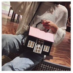 کیف فانتزی طرح خانه Cute house design handbag