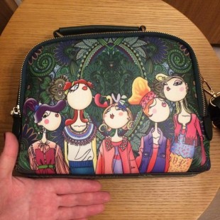 کیف دوشی طرح دخترانه فانتزی Creative print shoulder purse