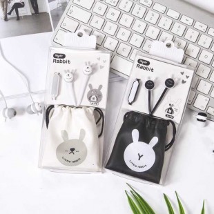 هندزفری فانتزی طرح خرگوش Aiyale A-96 cute rabbit earphone