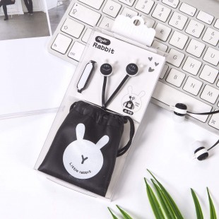 هندزفری فانتزی طرح خرگوش Aiyale A-96 cute rabbit earphone