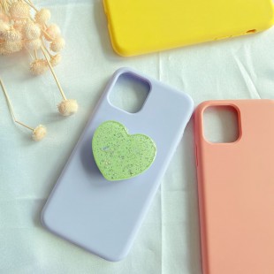 پاپ سوکت اکلیلی طرح قلب Glossy heart design pop socket