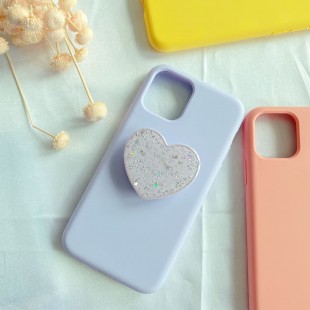 پاپ سوکت اکلیلی طرح قلب Glossy heart design pop socket