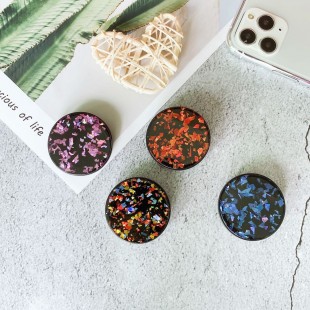 پاپ سوکت دایره‌ای گلیتری Glitter round shape pop socket