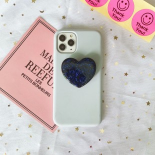 پاپ سوکت قلبی گلیتری Heart glitter design pop socket