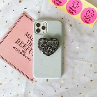 پاپ سوکت قلبی گلیتری Heart glitter design pop socket