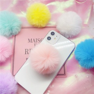 پاپ سوکت خز رنگی Lovely colorful fur Pop socket