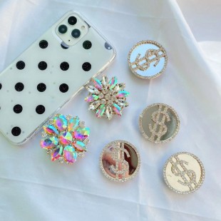 پاپ سوکت الماس کریستالی Crystal diamond design Pop socket