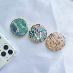 پاپ سوکت دایره‌ای ماربل Marble round pattern Pop socket