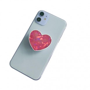 پاپ سوکت فانتزی طرح قلب ماربل Natural shell heart Pop Socket