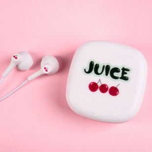 هندزفری فانتزی طرح گیلاس ایرسیر Earsir E-230 cherry juice earphone