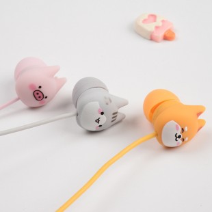 هندزفری فانتزی طرح حیوانات Earsir animals character earphones