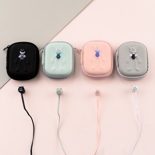 هندزفری فانتزی طرح دایناسور  DiiD cute dinosaur earphone