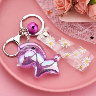 جاسوئیچی اسب چرخ و فلک Acrylic carousel design keychain