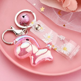 جاسوئیچی اسب چرخ و فلک Acrylic carousel design keychain