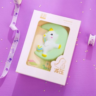 دفتر اسکویشی اسب تک شاخ Cute unicorn personalized notebook