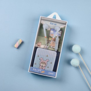 هندزفری فانتزی ایرسیر Earsir E-227 cute girl wired earphone