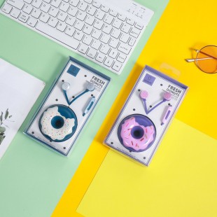 هندزفری طرح دونات کیکا Keeka KA-175 donut design earphone