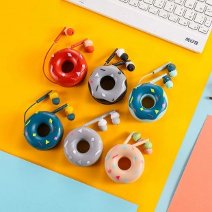 هندزفری فانتزی طرح دونات کیکا Keeka KA-179 Donut earphone