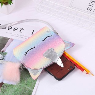 کیف دوشی اسب تک شاخ Unicorn cartoon purse