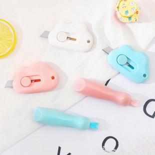 کاتر کاغذ طرح ابر و خرگوش Cute rabbit and cloud mini portable utility cutter