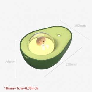 دستگاه بخور طرح آووکادو Avocado 210ML wireless desktop air humidifier