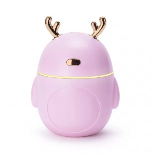 دستگاه بخور طرح گوزن Christmas deer USB air humidifier aromatherapy essential oil car LED night light