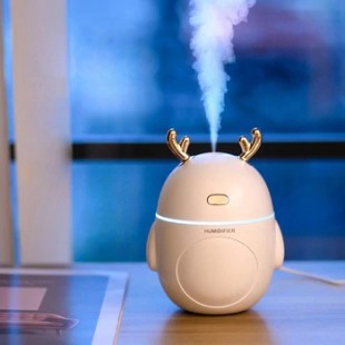 دستگاه بخور طرح گوزن Christmas deer USB air humidifier aromatherapy essential oil car LED night light