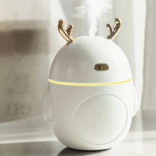 دستگاه بخور طرح گوزن Christmas deer USB air humidifier aromatherapy essential oil car LED night light