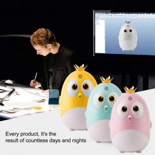 دستگاه بخور طرح جوجه با تاج Cute chick with crown desktop air humidifier