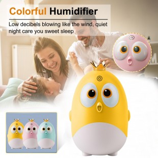 دستگاه بخور طرح جوجه با تاج Cute chick with crown desktop air humidifier