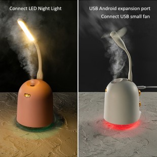 دستگاه بخور طرح دایناسور Cute dinosaur aroma USB humidifier with LED light