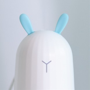 دستگاه بخور طرح خرگوش Mini cute rabbit USB and essential oil air humidifier with LED lamp