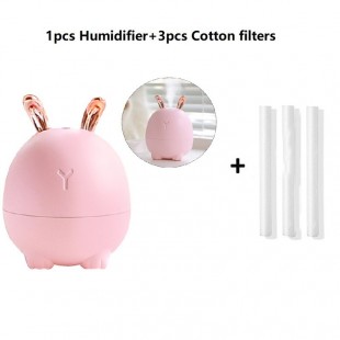 دستگاه بخور طرح خرگوش و گوزن Mini deer and rabbit aroma essential oil USB air humidifier