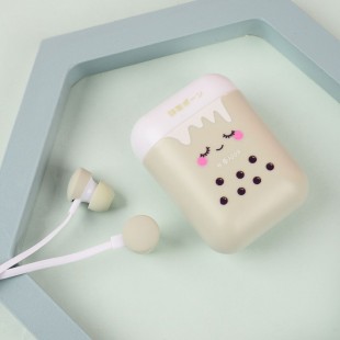 هندزفری طرح بستنی ایرسیر Earsir E-242 ice cream design earphone with storage box