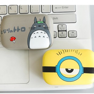 جا لنزی فانتزی Totoro cute cartoon soft lens box