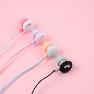 هندزفری طرح گل و حیوانات Earsir E-233 cute flower and pet design wired earphones with storage bag